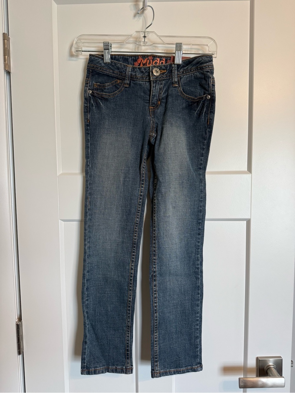 Mudd Girls Blue Straight-Leg Jeans